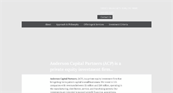 Desktop Screenshot of andersoncapitalllc.com