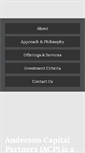 Mobile Screenshot of andersoncapitalllc.com